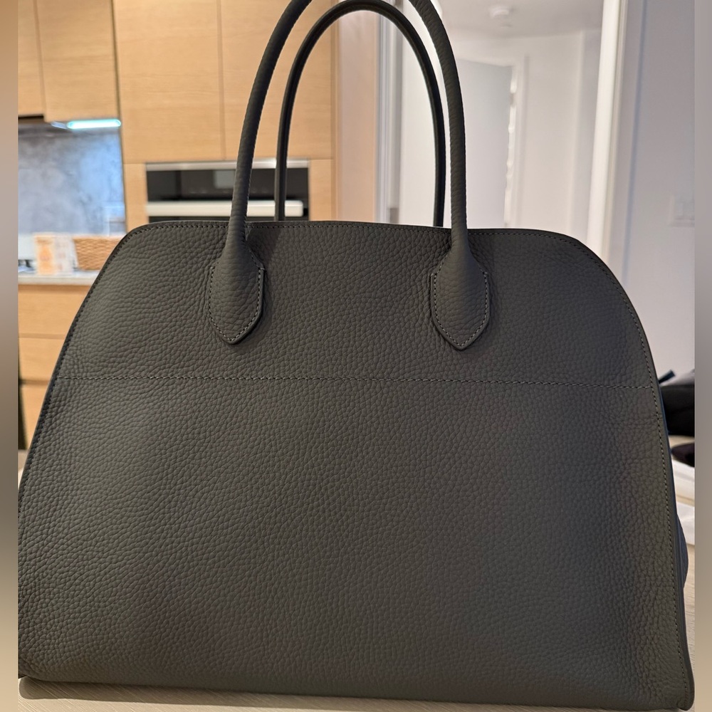The Row Margaux 15, Gray Tote Bag